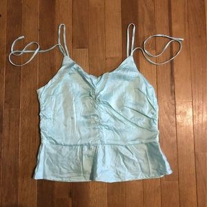 Satin tank top